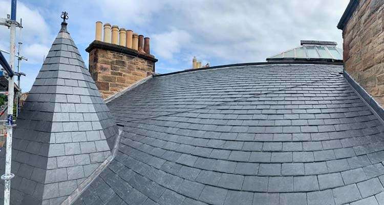 Traditional Slate Roof Repairs in Edinburgh.